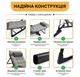 Розкладне крісло ліжко з подушкою LEOBRO Black (LB-1141) (LEO_LB-1141) - изображение 3