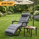 Розкладне крісло ліжко з подушкою LEOBRO Black (LB-1141) (LEO_LB-1141) - изображение 10
