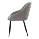 Стул кухонный RENE черный каркас / темный беж ткань Intarsio - изображение 3