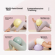 Мини-мяч для йоги Keep Mini Yoga Ball, тренировки мышц тазового дна после родов, фитнес-тренажёр, взрывозащищенный, утолщенный, для беременных, осьминог, пилатес, маленький мяч 25 см - изображение 3