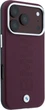 Etui plecki BMW Sign Centered Deboss MagSafe do Apple iPhone 17 Pro / 18 Pro Burgundy (BMHMP18L26SWOWMR) - obraz 4
