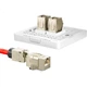 Сетевой модуль AMPCOM 10 Gigabit Category 6A с прямым подключением, экранированный кабель CAT6A FTP из цинкового сплава, позолоченный двухпроходной компьютерный разъем RJ45 Crystal Head, 1 шт. AMC6A18B - изображение 2