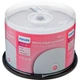 Чистые DVD-R диски PHILIPS / Диски с возможностью печати на поверхности / Записываемые диски, скорость 16x, 4,7 ГБ, 50 штук в упаковке - изображение 3