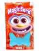 Кинетический песок Strateg Magic Sand голубой 1 кг с формочками, набор для творчества 39404-3, 3+ - изображение 1