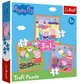 Пазли Trefl 3 в 1 - Винахідлива Свинка Пеппа / Peppa Pig, 20, 36, 50 елементів (34852) - зображення 1