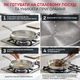 Набор сковородок Tefal Duetto On 3 предмета (B866S334) - изображение 4