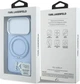 Etui plecki Karl Lagerfeld IML Ring Stand 360 Kameo Metal MagSafe do Apple iPhone 17 Pro / 18 Pro Light Blue (KLHMP18L6HRSMKMB) - obraz 8