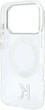 Etui plecki Karl Lagerfeld IML Ring Stand 360 Kameo Metal MagSafe do Apple iPhone 17 Pro / 18 Pro Transparent (KLHMP18L6HRSMKMH) - obraz 6