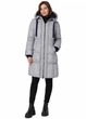 Пуховик пальто женский, натуральный пух,капюшон Mirage-MV 52 Светло-серый 27610 - изображение 4