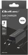 Зарядний пристрій Qoltec GaN 90W 5-20V 1x USB-C 3.1 Black (5901878524207) - зображення 3