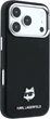 Etui plecki Karl Lagerfeld Grained Choupette Head Metal MagSafe do Apple iPhone 17 Pro Max / 18 Pro Max Black (KLHMP18X6PSCHLK) - obraz 4