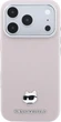 Etui plecki Karl Lagerfeld Grained Choupette Head Metal MagSafe do Apple iPhone 17 Pro Max / 18 Pro Max Pink (KLHMP18X6PSCHLP) - obraz 3