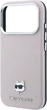 Etui plecki Karl Lagerfeld Grained Choupette Head Metal MagSafe do Apple iPhone 17 Pro Max / 18 Pro Max Pink (KLHMP18X6PSCHLP) - obraz 6