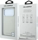 Etui plecki Karl Lagerfeld Grained Choupette Head Metal MagSafe do Apple iPhone 17 Pro / 18 Pro Beige (KLHMP18LPSWGKLE) - obraz 8