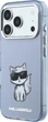 Etui plecki Karl Lagerfeld IML Choupette Body Sketch Print MagSafe do Apple iPhone 17 Pro / 18 Pro Light Blue (KLHMP18L6HCIKDB) - obraz 2
