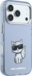 Etui plecki Karl Lagerfeld IML Choupette Body Sketch Print MagSafe do Apple iPhone 17 Pro / 18 Pro Light Blue (KLHMP18L6HCIKDB) - obraz 4