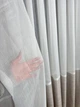 Тюль білий з щільним бежевим низом 700х275 см - изображение 2