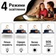 Ліхтар LED лампа світильник павербанк 9900 mAh потужний ліхтарик на батареї акумуляторі туристичний вологозахищений функція Power Bank акумуляторний кемпінговий бездротовий похідний нічник з магнітом USB Type-C холодне світло діаметр 12 см - зображення 4