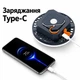 Ліхтар LED лампа світильник павербанк 9900 mAh потужний ліхтарик на батареї акумуляторі туристичний вологозахищений функція Power Bank акумуляторний кемпінговий бездротовий похідний нічник з магнітом USB Type-C холодне світло діаметр 12 см - зображення 11