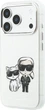 Etui plecki Karl Lagerfeld IML Karl&Choupette Bodies Sketch Print MagSafe do Apple iPhone 17 Pro / 18 Pro Beige (KLHMP18L6HKCIDE) - obraz 2