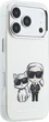 Etui plecki Karl Lagerfeld IML Karl&Choupette Bodies Sketch Print MagSafe do Apple iPhone 17 Pro / 18 Pro Beige (KLHMP18L6HKCIDE) - obraz 4