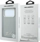 Etui plecki Karl Lagerfeld Saffiano Small Script Metal Logo MagSafe do Apple iPhone 17 Pro Max / 18 Pro Max Beige (KLHMP18X6PWSKSE) - obraz 8