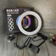Набор блогера Кольцевая светодиодная лампа RGB LED RING MJ20 20 см + штатив 2.1 м (2208) - изображение 4