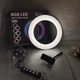 Набор блогера Кольцевая светодиодная лампа RGB LED RING MJ20 20 см + штатив 2.1 м (2208) - изображение 6
