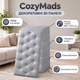 Защитные самоклеящиеся 3D-панели для стен CozyMads, серые, 6 штук в наборе - изображение 1