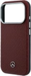 Etui plecki Mercedes-Benz Leather Semi Wrap Wood Effect MagSafe do Apple iPhone 17 Pro / 18 Pro Burgundy (MEHMP18L25PFWWPR) - obraz 6