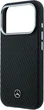 Etui plecki Mercedes-Benz Leather Semi Wrap Wood Effect MagSafe do Apple iPhone 17 Pro Max / 18 Pro Max Black (MEHMP18X25PFWWPK) - obraz 6