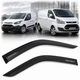 Дефлектори вікон вітровики для Ford Tourneo / Transit Custom Скотч 3M Voron Glass - зображення 1