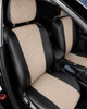 Чехлы на сиденья FIAT Tipo (II) (Фиат Типо II), универсальные, экокожа + алькантара, комплект, бежевые - изображение 5