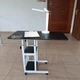 Передвижной столик для ноутбука на колесах с полками, приставной стол 80×40 см с регулировкой высоты для кровати и дивана с металлическим каркасом и столешницей из ЛДСП Черный, MLDT-80-Black - изображение 5
