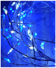 Светодиодная гирлянда штора 3x0.6м 200 LED USB Сине-белый 8 режимов IP44 Фейерверк SQ-26712 - изображение 6