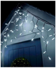 Гирлянда бахрома уличная 3x0.7м 100 LED белый каучук 8 режимов для декора SQ-26910 - изображение 2