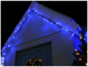 Уличная светодиодная гирлянда 10м 100 LED 220V черный каучуковый провод IP68 синий SQ-26121 - изображение 4
