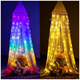 Умная гирлянда штора 300 LED 3x3м RGB USB 5В 1Вт IP44 для интерьера и улицы модель Роса SQ-26692 - изображение 3