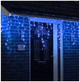Гирлянда бахрома дождик 3x0 5м 120 LED 220В 8 режимов для украшения интерьера прозрачный провод SQ-25551 - изображение 4