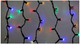 Гирлянда бахрома уличная 5x0.6м 100 LED черный каучук статический режим для декора улицы SQ-26914 - изображение 5