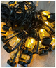 Светодиодная гирлянда 10 LED 4м на батарейках и USB теплый белый статический режим для внутреннего использования SQ-27086 - изображение 10