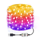 Умная светодиодная гирлянда RGB 20м 200 LED управление через USB Bluetooth для украшения интерьера Роса SQ-28304 - изображение 1