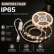 Світлодіодна LED стрічка IP65 4 метри із кнопкою USB 5V, білий теплий, вологозахист силікон світильник для підсвічування кухні шаф, 3000K - зображення 2