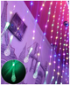Светодиодная гирлянда штора 3x2м 600 LED 8 режимов IP44 для украшения интерьера Роса с кристаллом SQ-26783 - изображение 2