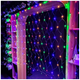 Гирлянда сетка светодиодная 1,2x1,2м 100LED 220V 8 режимов мультиколор прозрачный шнур SQ-27289 - изображение 3