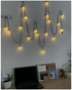 Светодиодная гирлянда 20 LED 7м теплый белый матовые лампочки 5см для украшения ёлки SQ-25508 - изображение 8