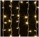Гирлянда штора уличная 180 LED 1,8x1,5м прозрачный каучук статический теплый белый свет IP44 SQ-26953 - изображение 4