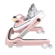 Детские ходунки Kidoro LH-803 Pink с функцией «Первые шаги», музыкальной панелью, подсветкой и баскетбольным кольцом - изображение 5