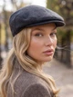 Женский кепи, кепка хулиганка Hector Cashmere кашемировая серая - изображение 3