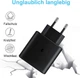 Сетевое зарядное устройство KAIMENGLONG 45W USB-C с поддержкой PD 3.0 и PPS для MacBook, Samsung Galaxy, iPhone и iPad (черный) - изображение 3